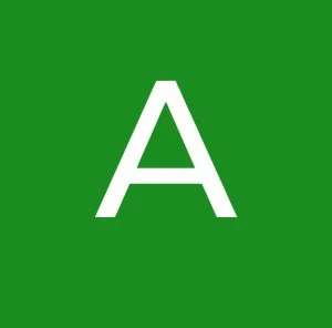 Imagen con la letra A para representar el nombre de Andrea alumna de B2 de Walken School