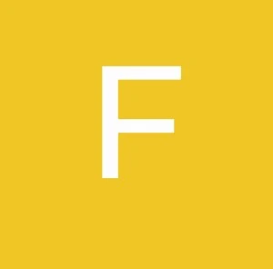 Icono con las letra F para representar el nombre de Fran alumna de B1 de Walken School