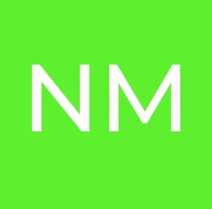 Imagen con las letras NM para representar el nombre de Nuria Muñoz alumna de B2 de Walken School